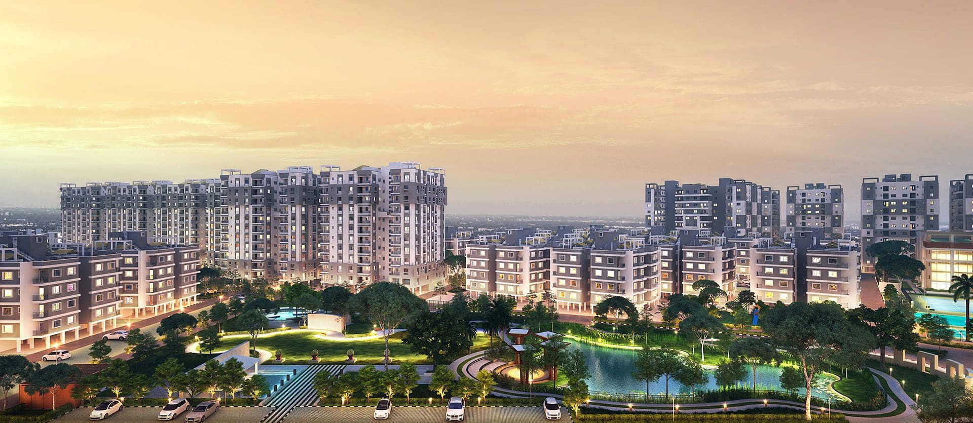 Greenfield City 3 BHK flats in Behala Srijan Realty