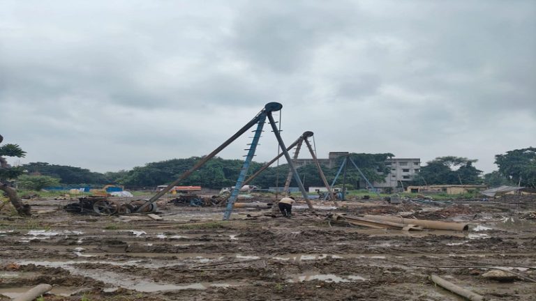 Block-A Piling work