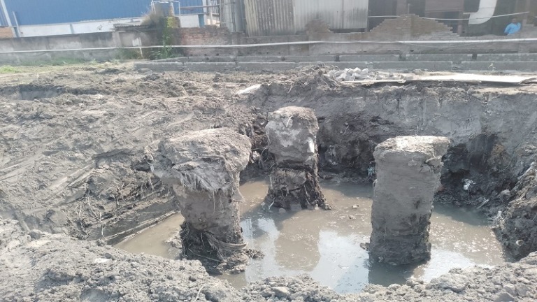 BLOCK-B PILE CAP EXCAVATION