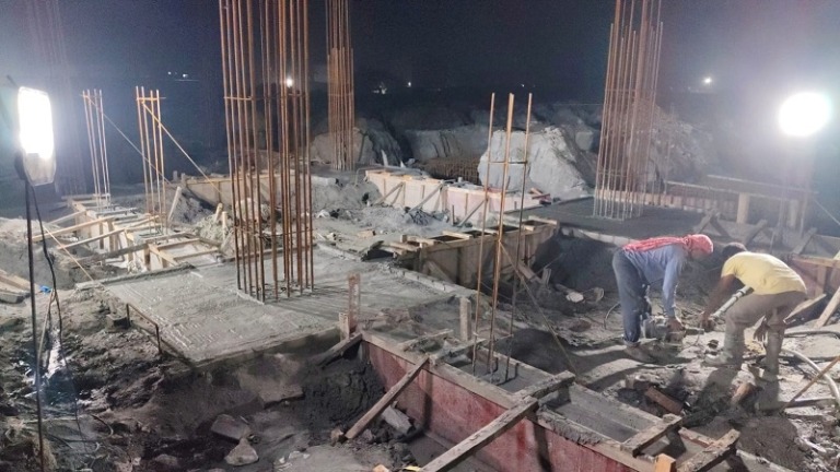 BLOCK-B SUB PILE CAP CONC