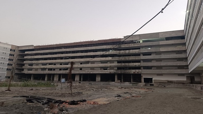 WING-2 5B ROOF SLAB WIP